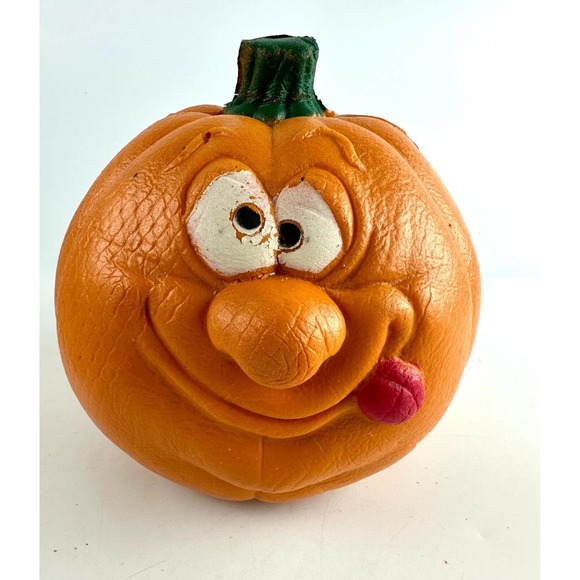 Vtg Dan-Dee Anthropomorphic Jack OโLantern Pumpkin Soft Foam Todd Masters Style - Picture 1 of 10